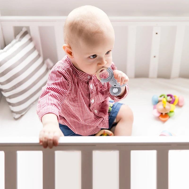 Wooden Chew Handheld Toys