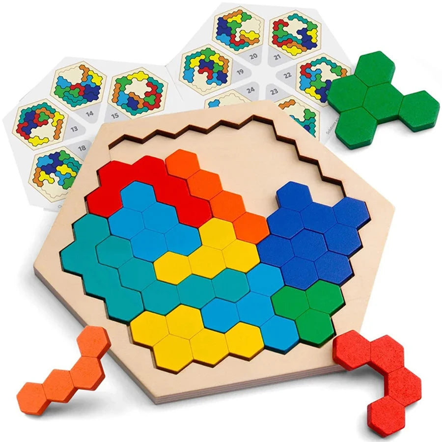 Wooden Tangram Jigsaw Puzzle