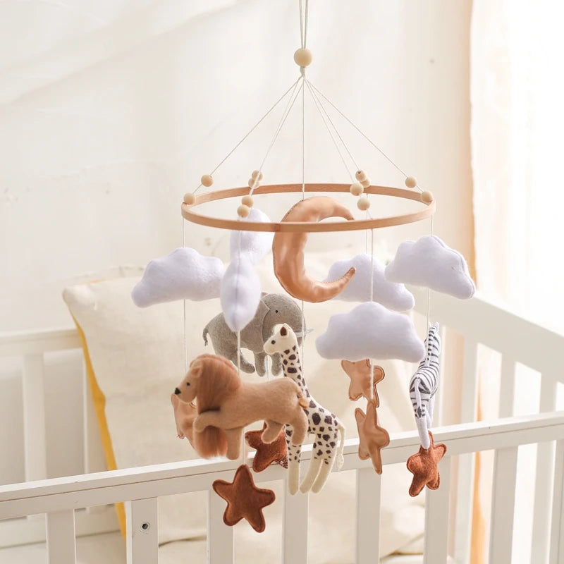 Wooden Hanging Bed Bell Crib