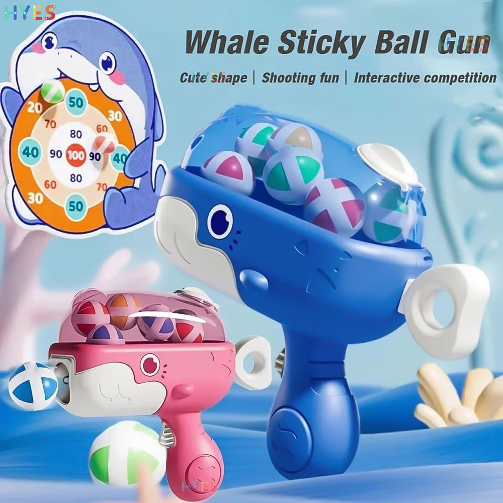 Whale Sticky Dart Ball Game