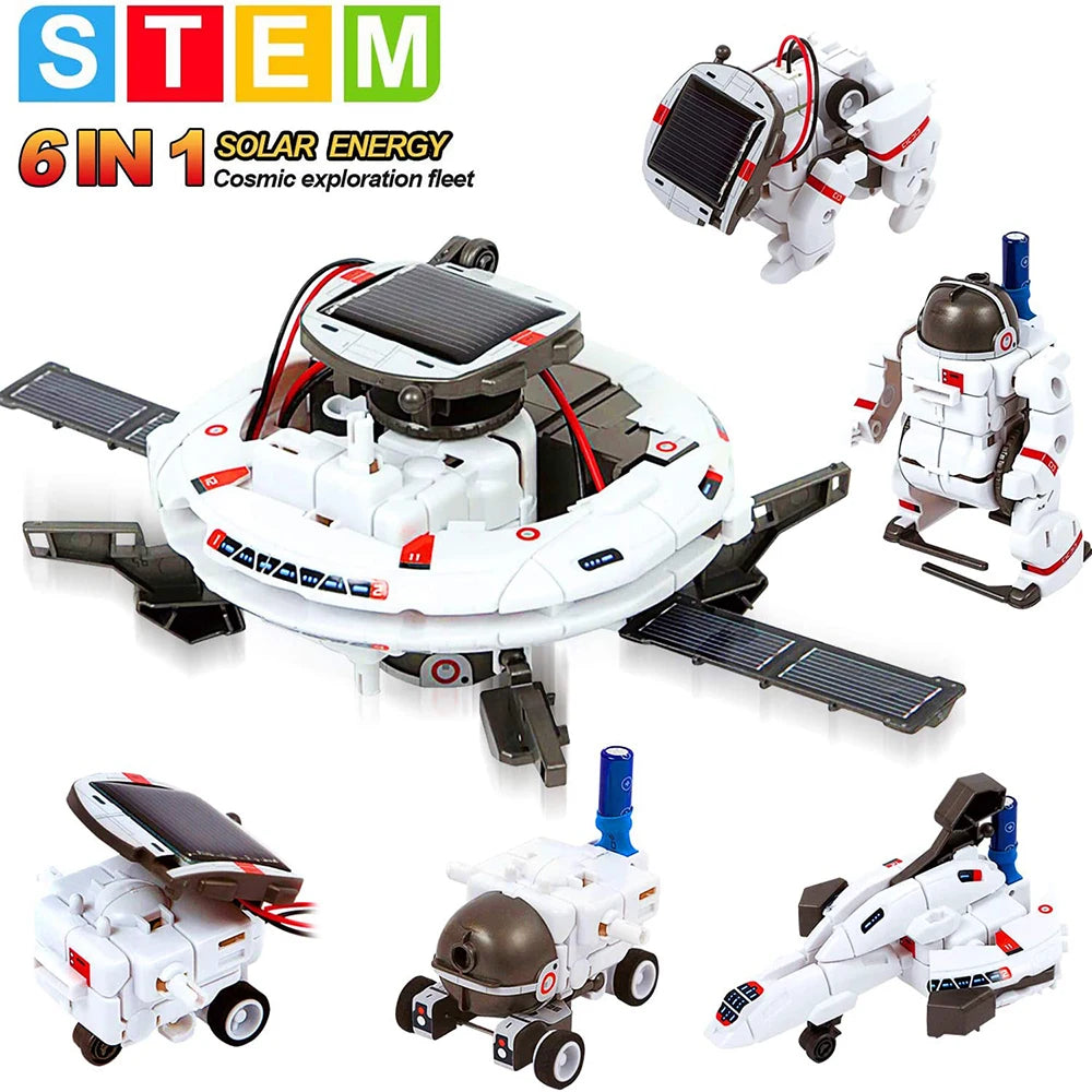 13 In 1 Solar Spaceship Robot Kit