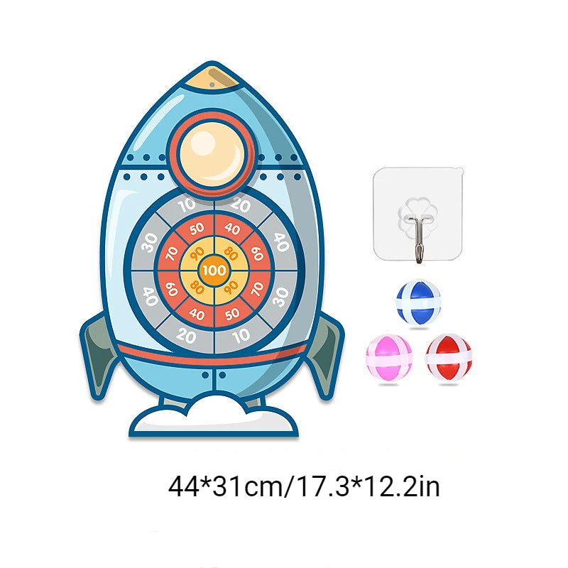 Sticky Ball Dart Board Game