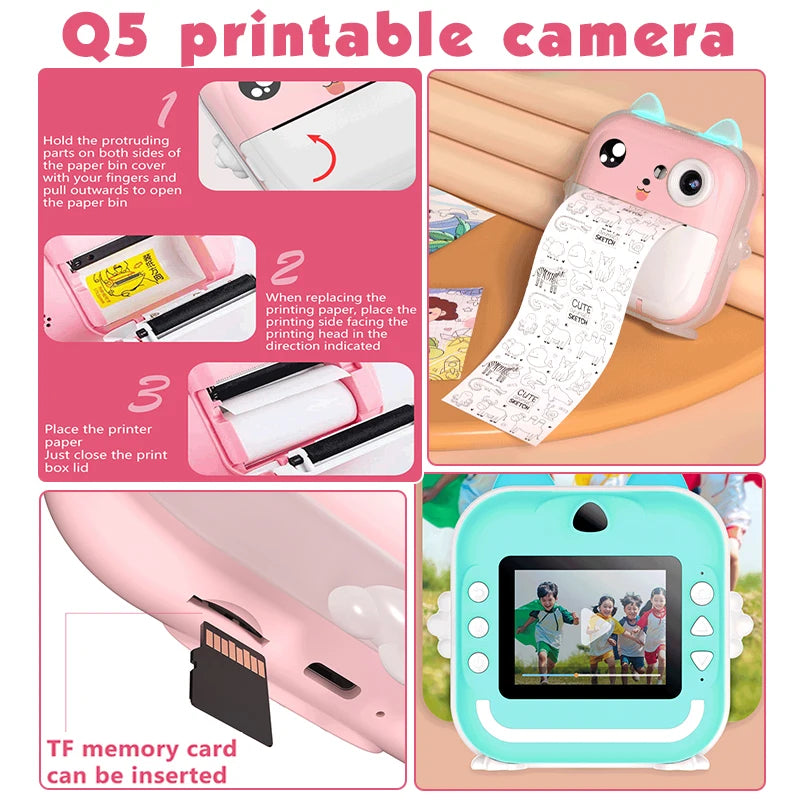 Digital Kid Camera 1080 Instant Print