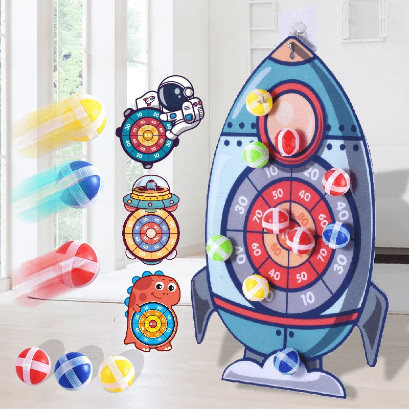 Sticky Ball Dart Board Game