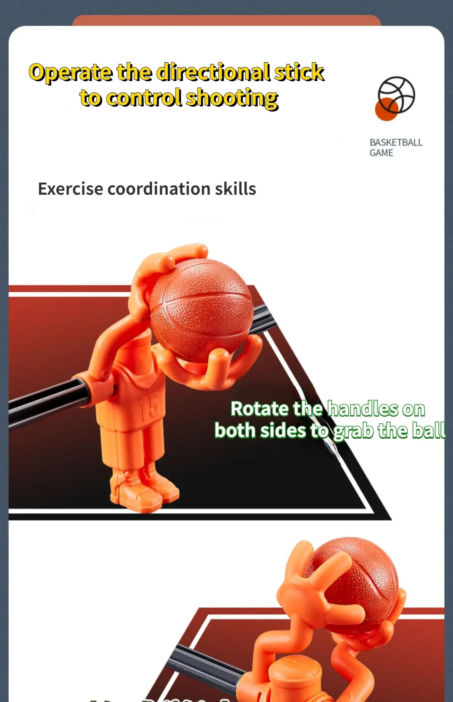 Mini Catapult Fingertip Basketball Game