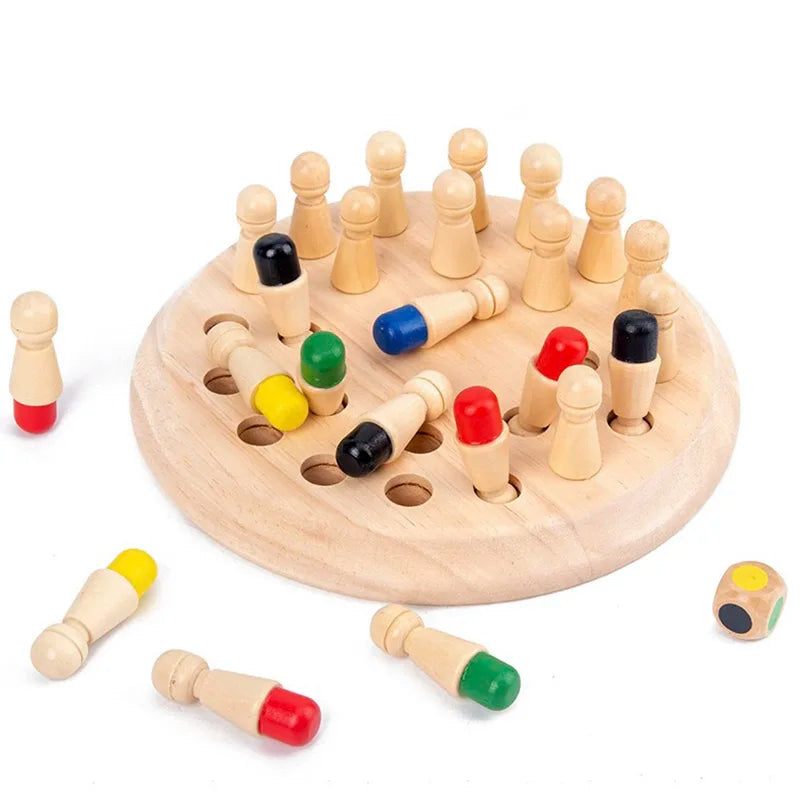 Wooden Memory Match Stick Chess