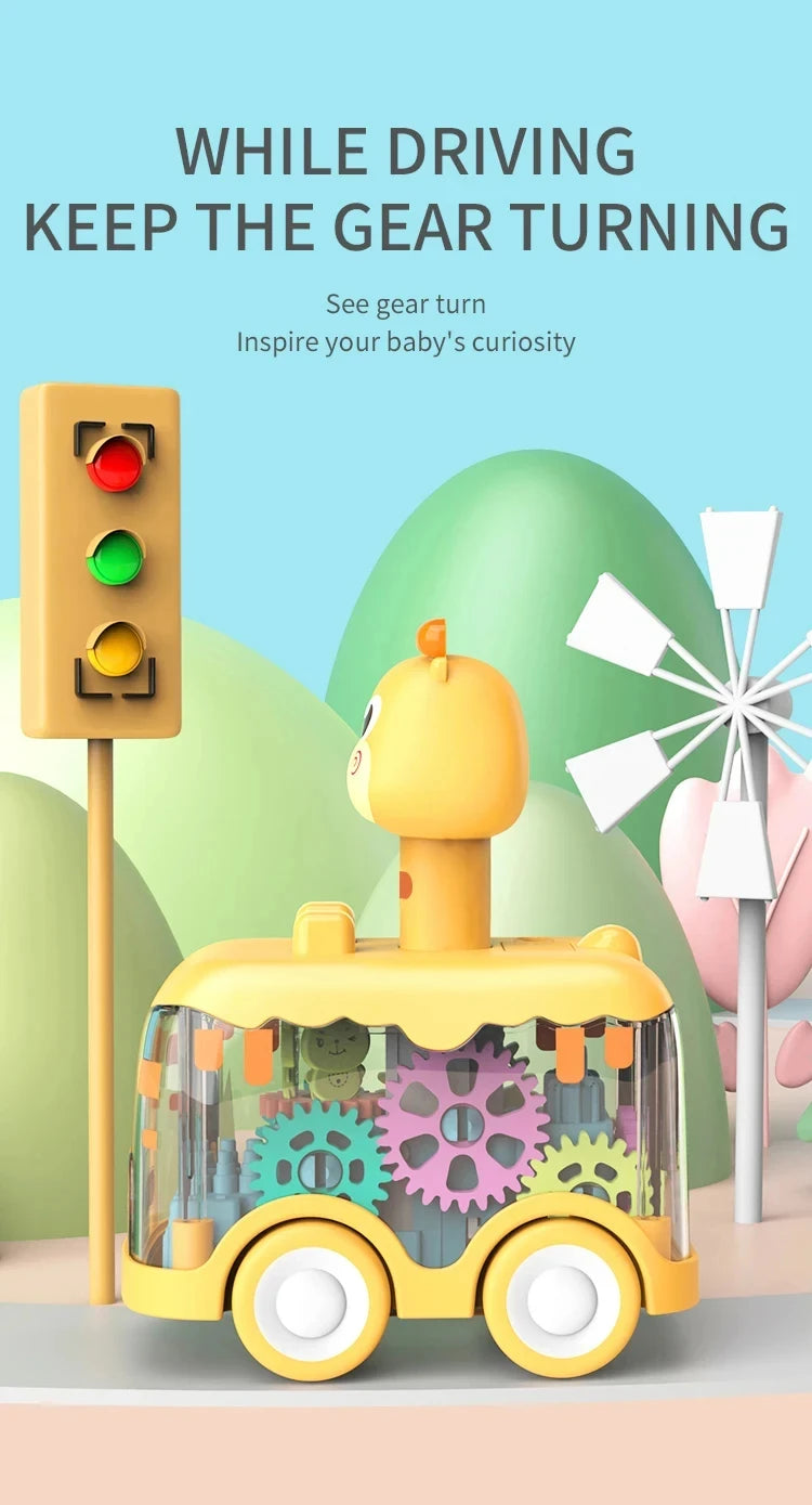 Press and Go Gear Car