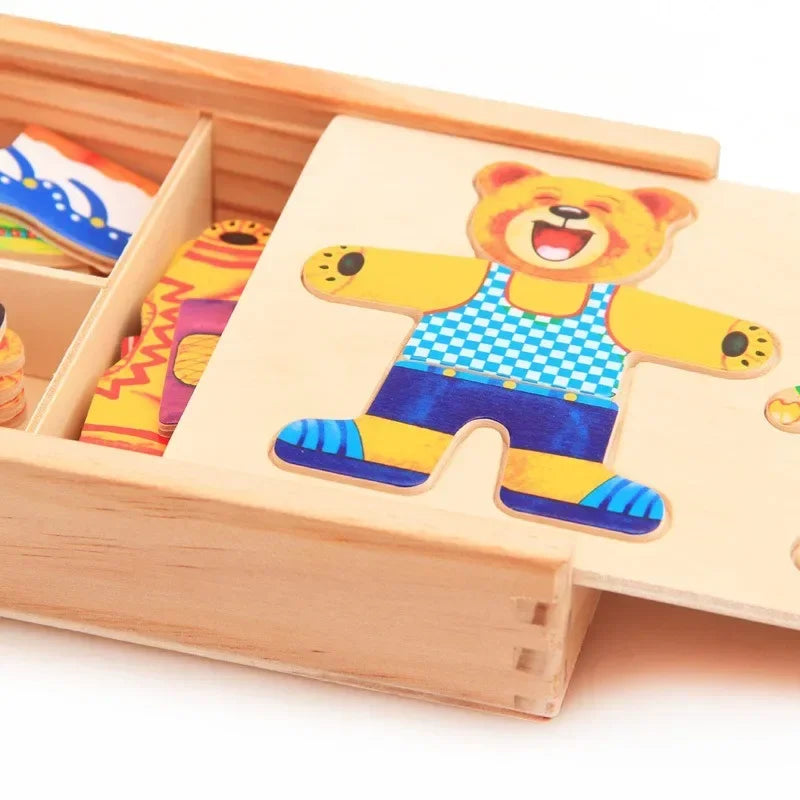 Little Bear Change Clothes Puzzle