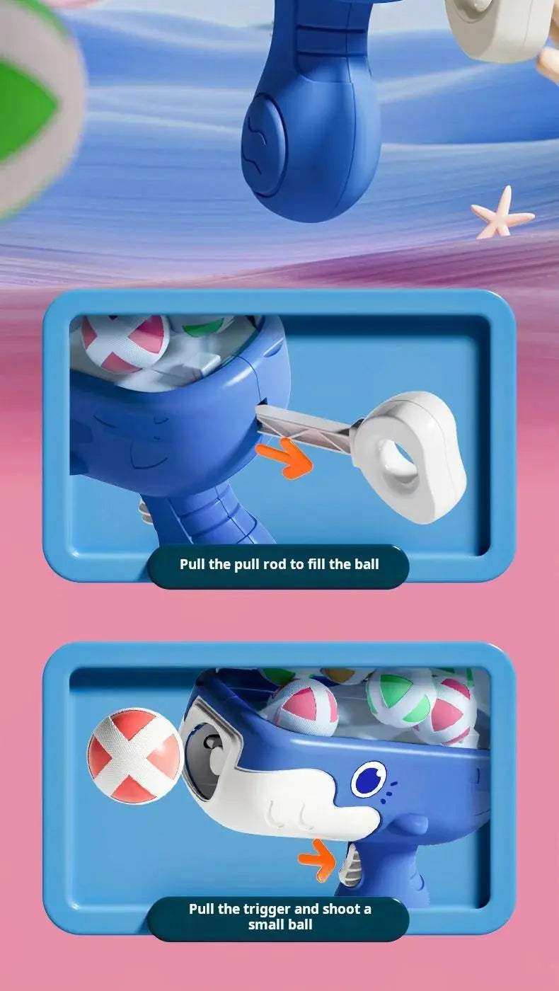 Whale Sticky Dart Ball Game