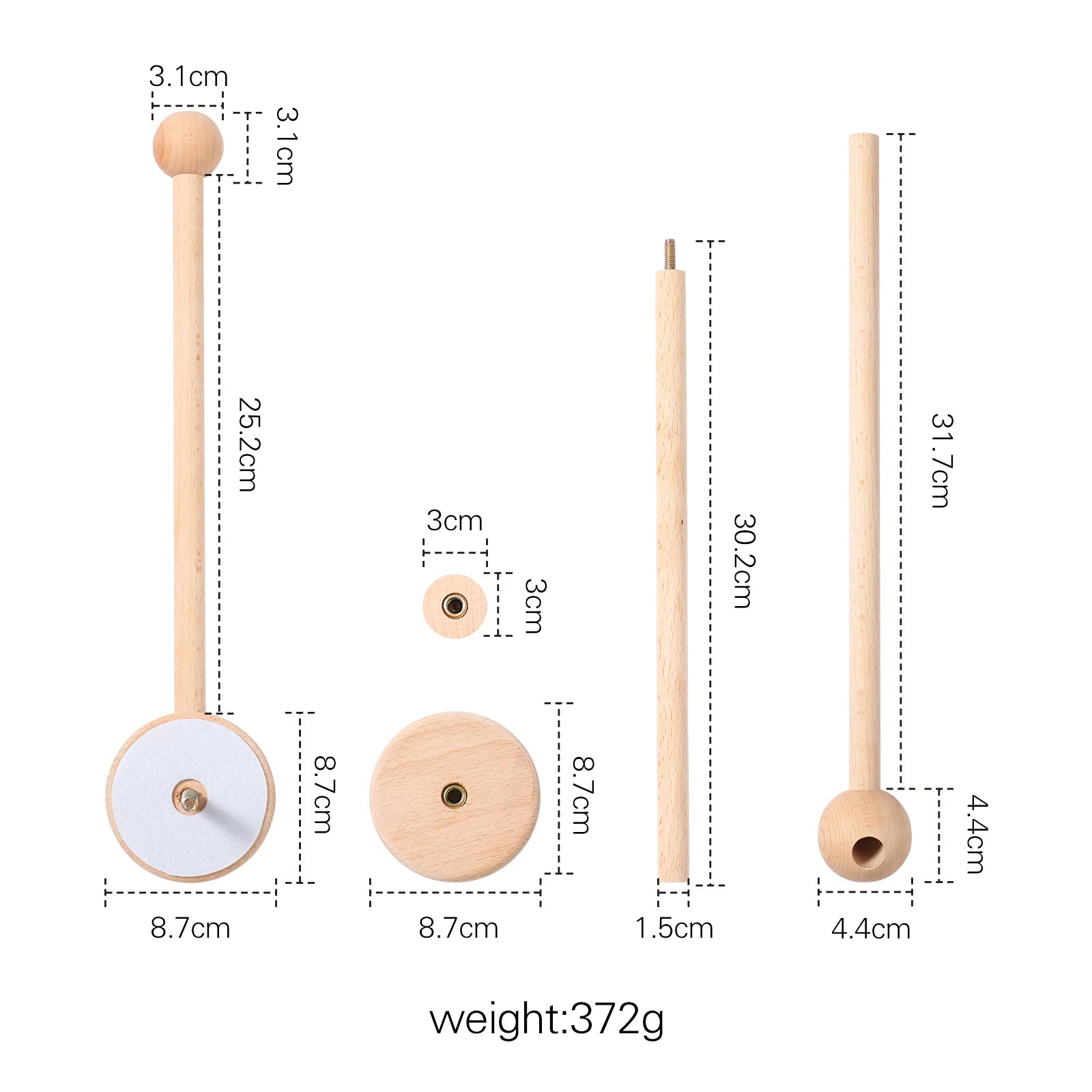 Wooden Hanging Bed Bell Crib