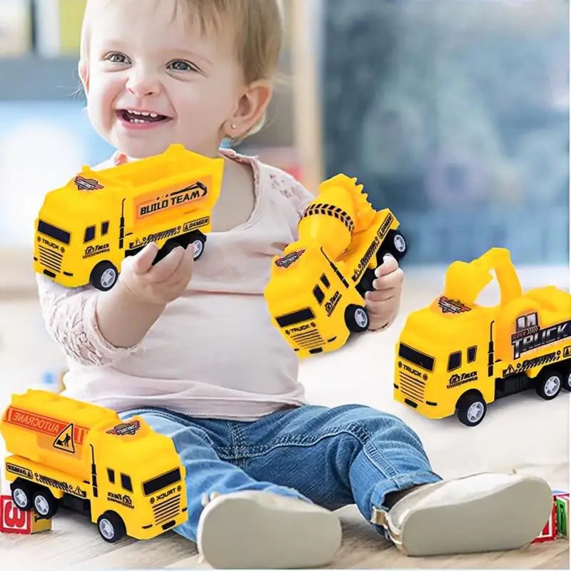 Pull Back Construction Mini Vehicles