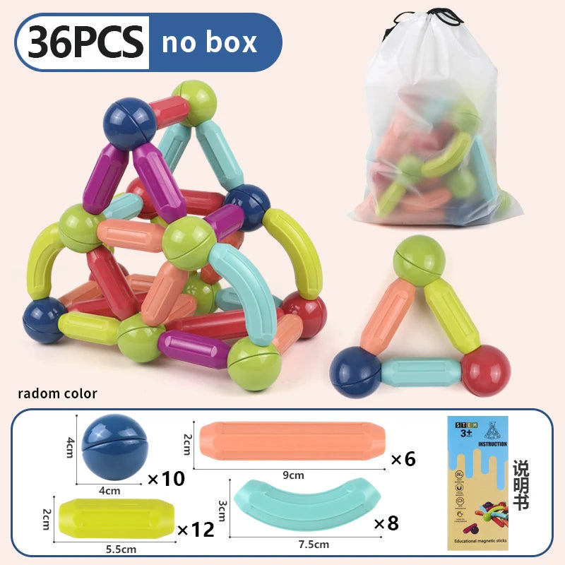 STEM Magnetic Constructor Blocks Set