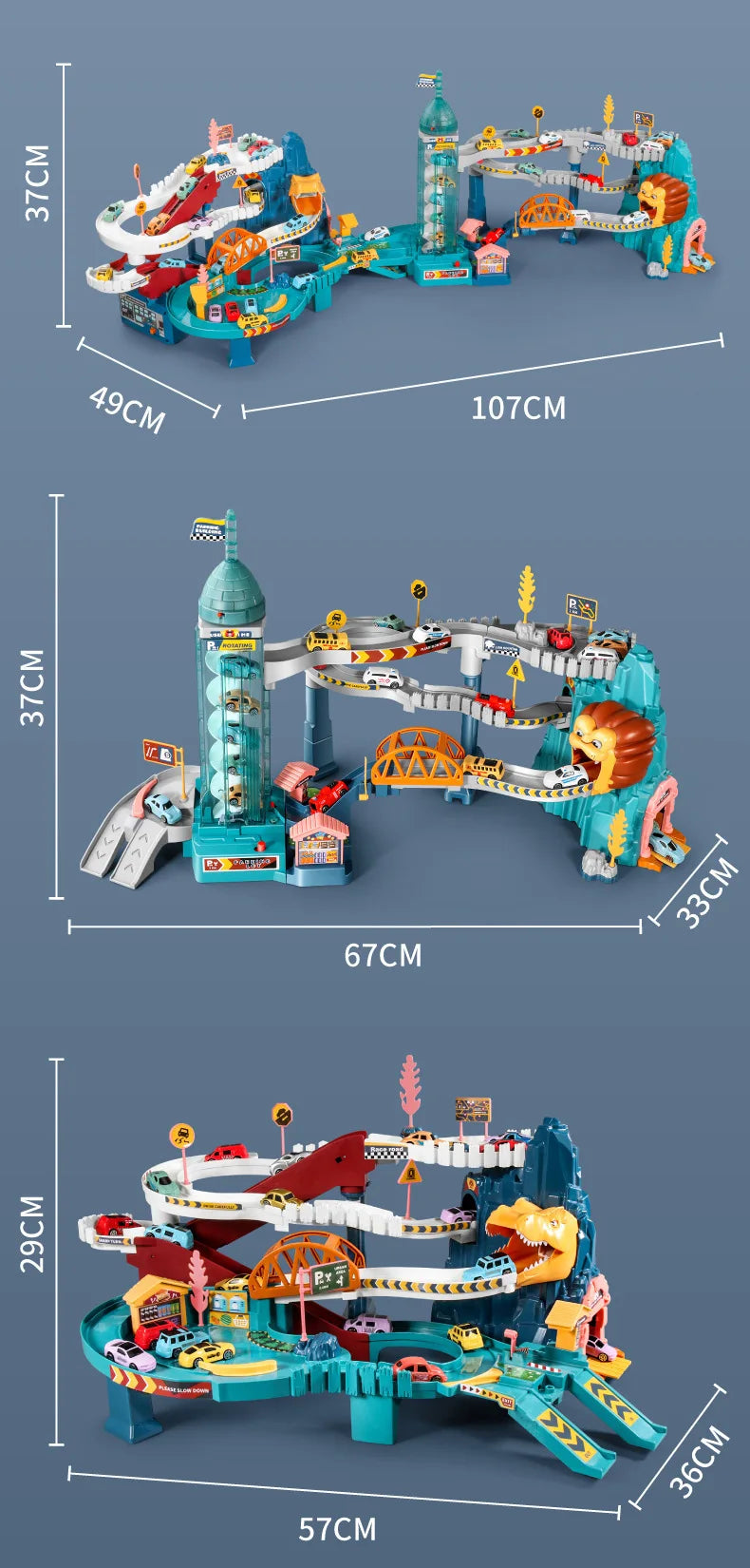 Lion Theme Car Track