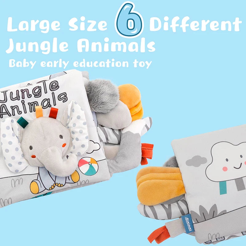 3D Touch Feel High Contrast Cloth Book