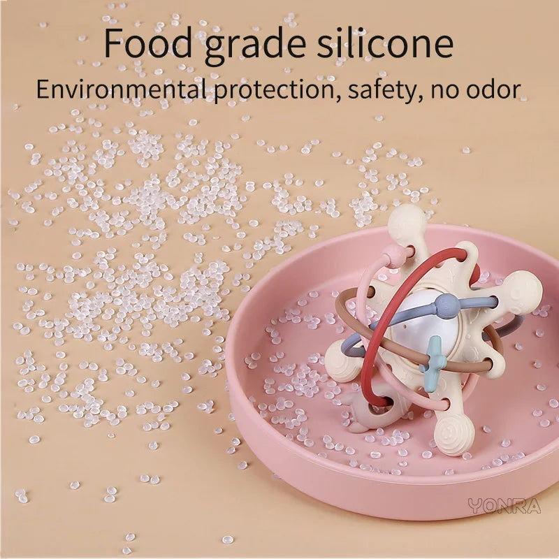 Rattle & Sensory Teether Bed Bell