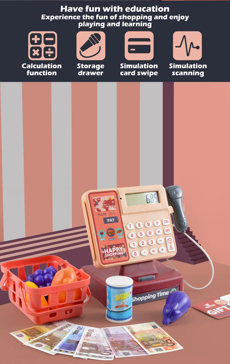 Supermarket Cash Register Play Set