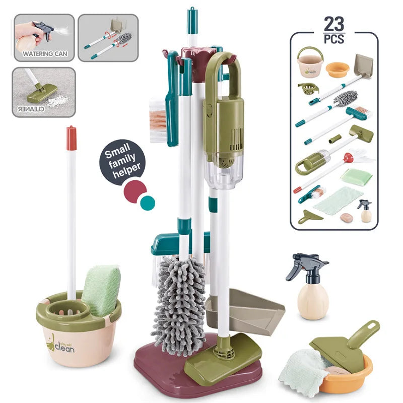 Cleaning Tool Toys Set