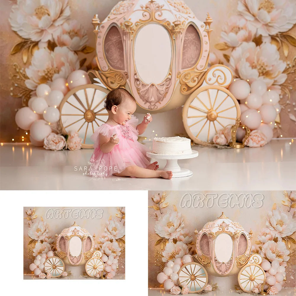 Baby Shower Background Floating Balloon