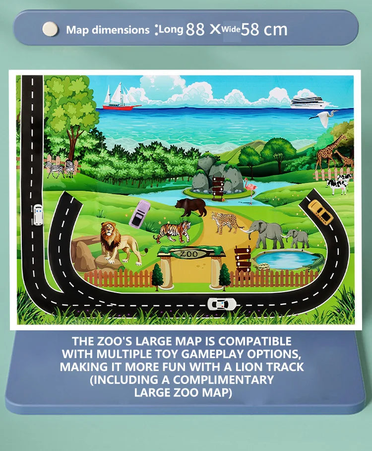 Lion Theme Car Track