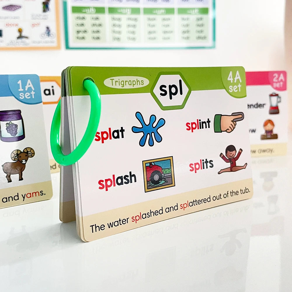English Phonics Flashcards