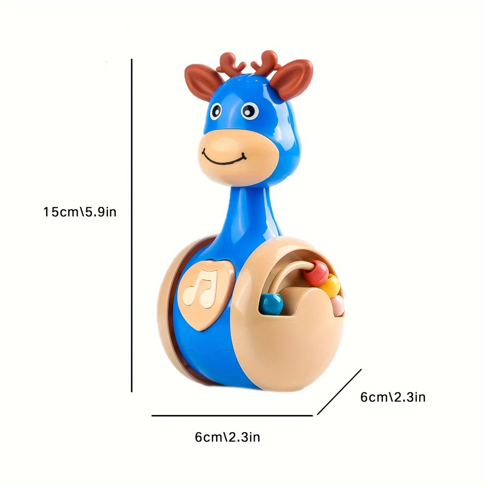 Fawn Sliding Tumbler Rattle Toy