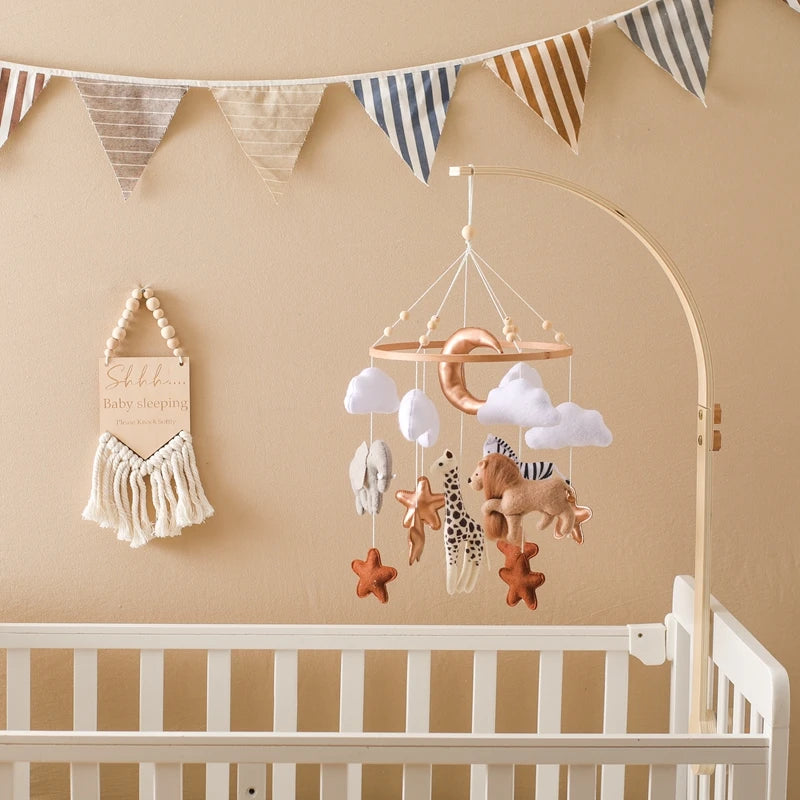 Wooden Hanging Bed Bell Crib