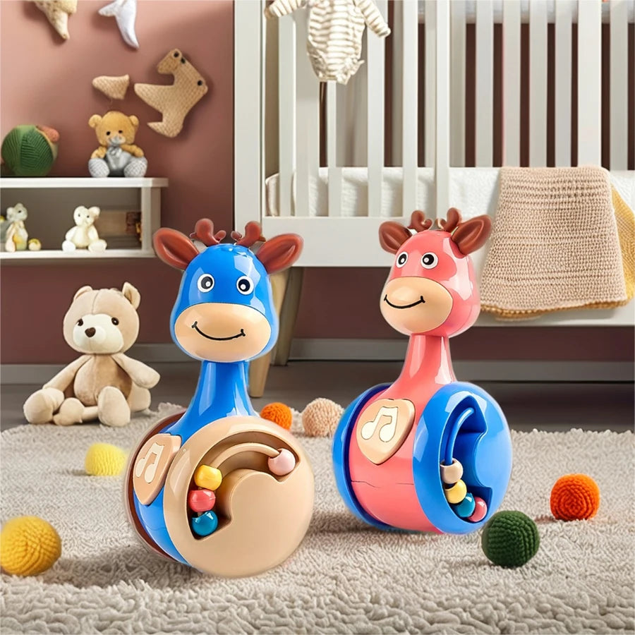 Fawn Sliding Tumbler Rattle Toy