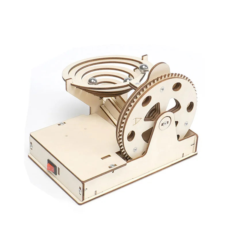 DIY Assemble Mechanical Marble Run Gear Model