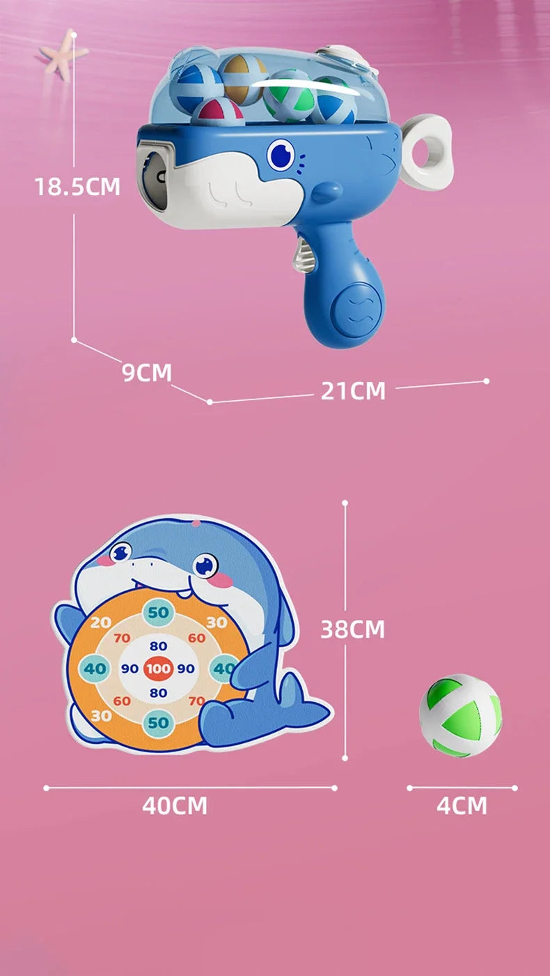 Whale Sticky Dart Ball Game