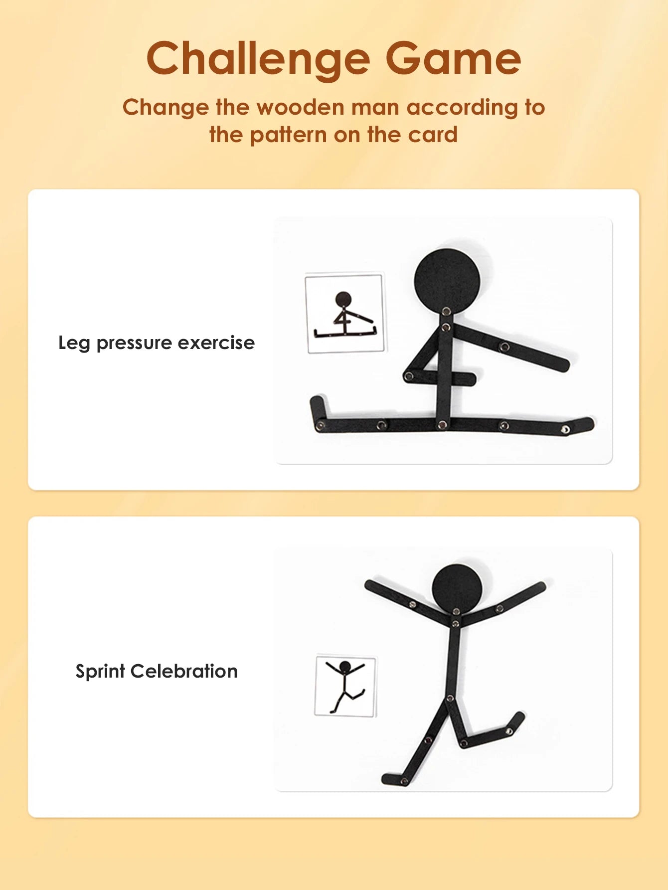 Wooden Stick Men Puzzle Game