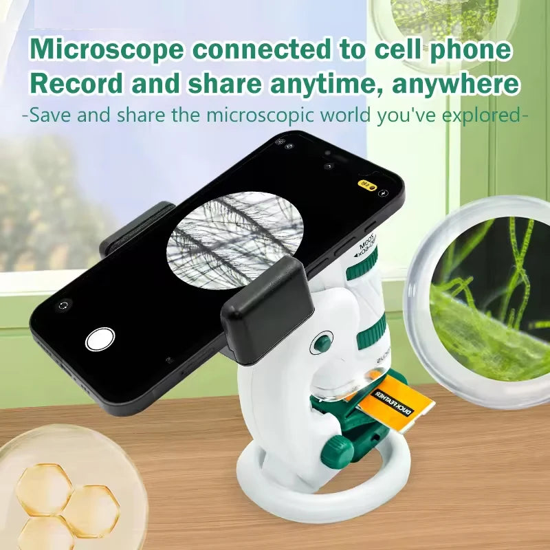 60X-120X Portable Child Microscope Kit