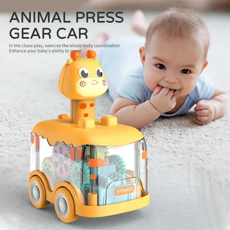 Press and Go Gear Car