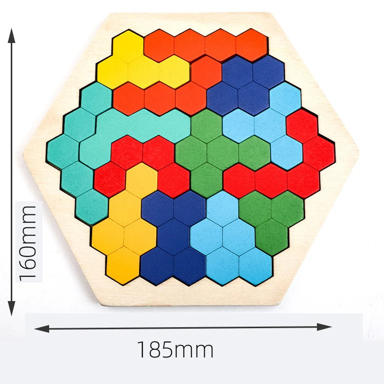 Wooden Tangram Jigsaw Puzzle