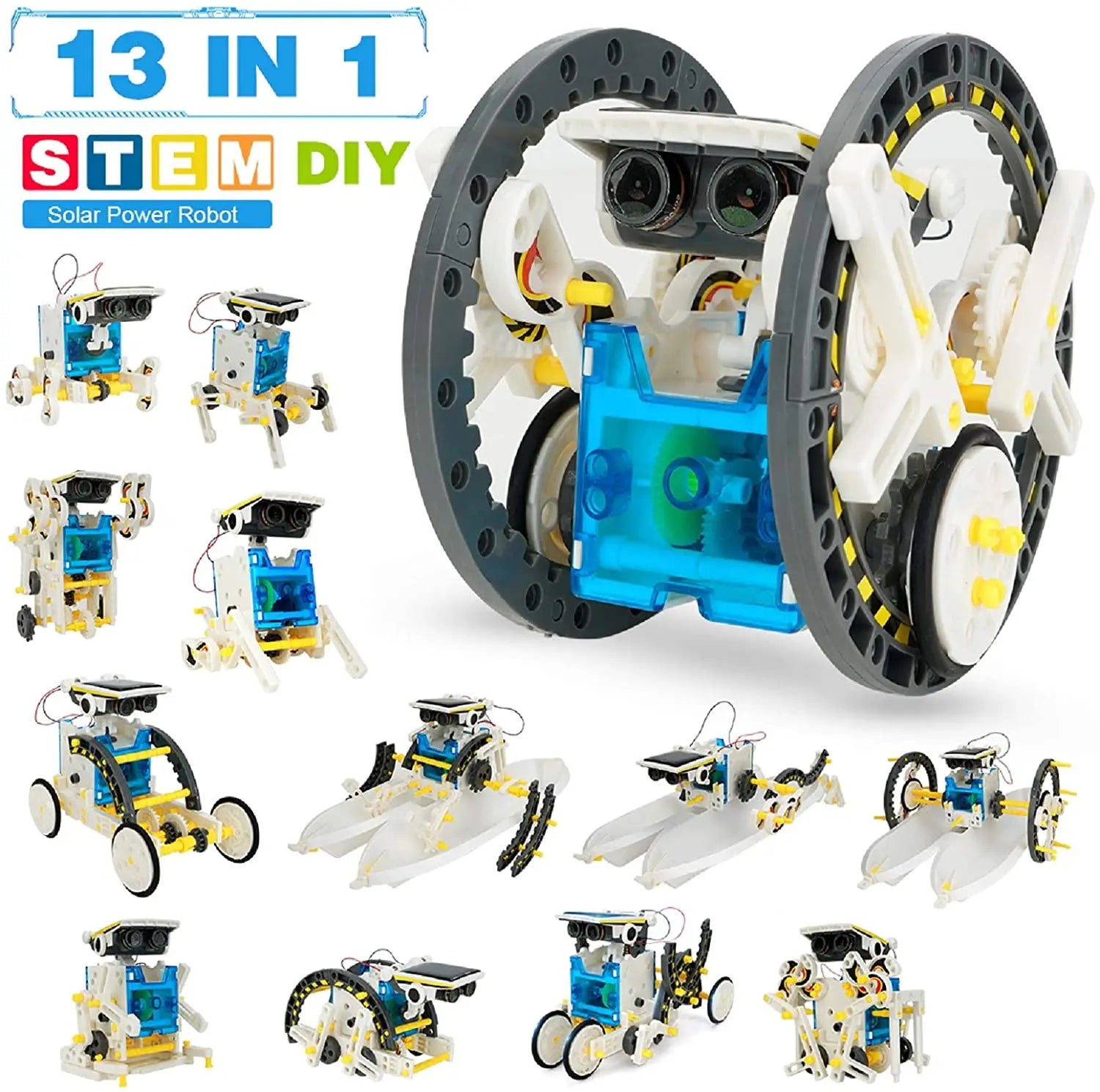13 In 1 Solar Spaceship Robot Kit