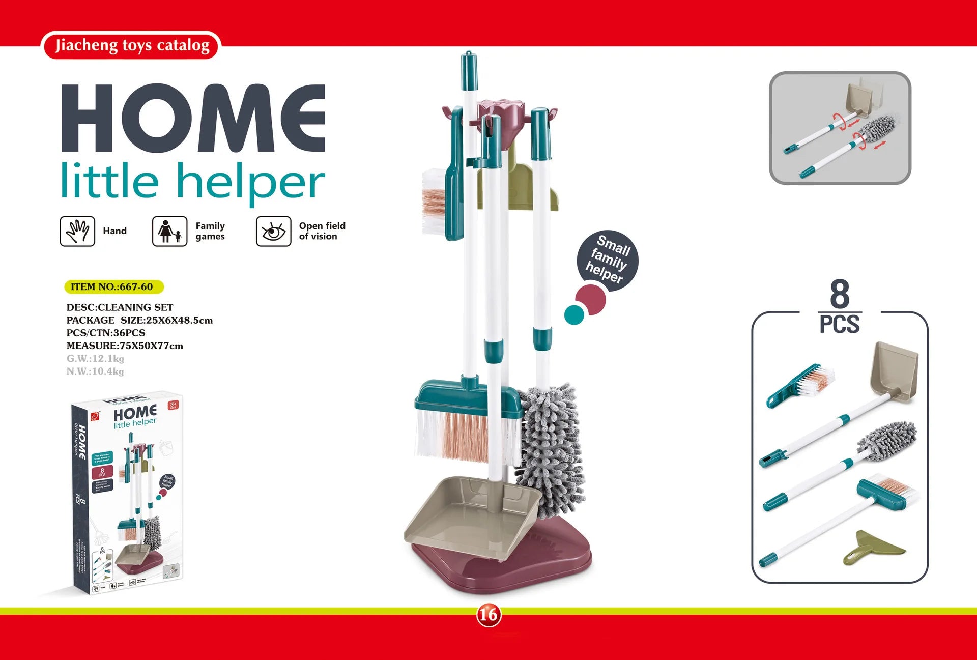 Cleaning Tool Toys Set