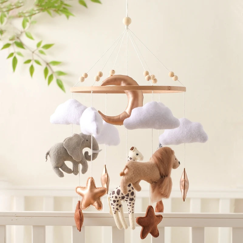 Wooden Hanging Bed Bell Crib