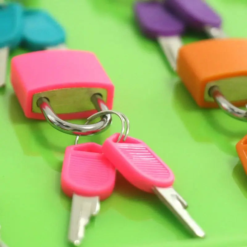 Montessori Colorful Locks Keys