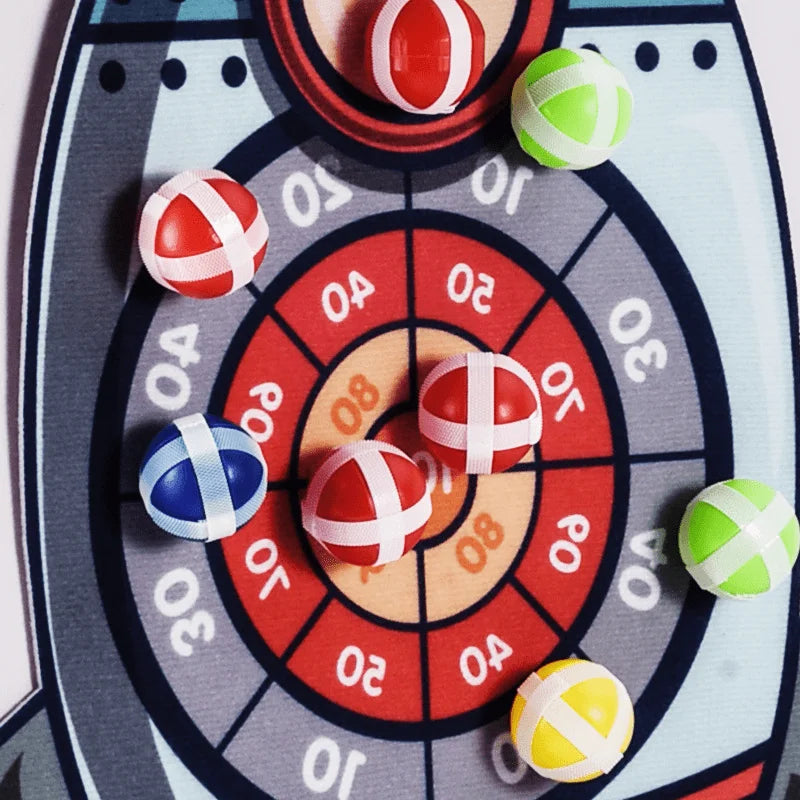 Sticky Ball Dart Board Game