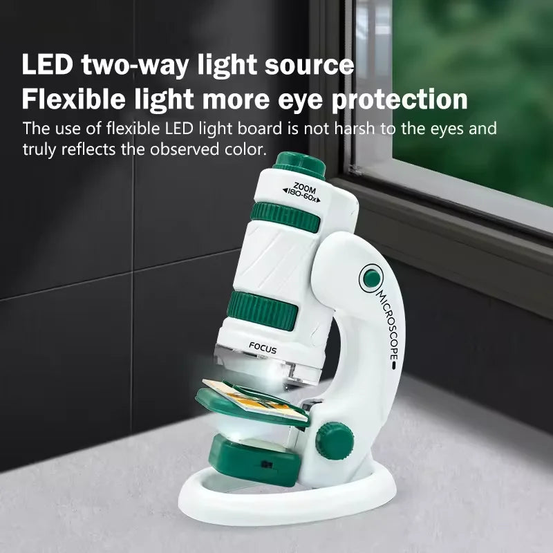60X-120X Portable Child Microscope Kit