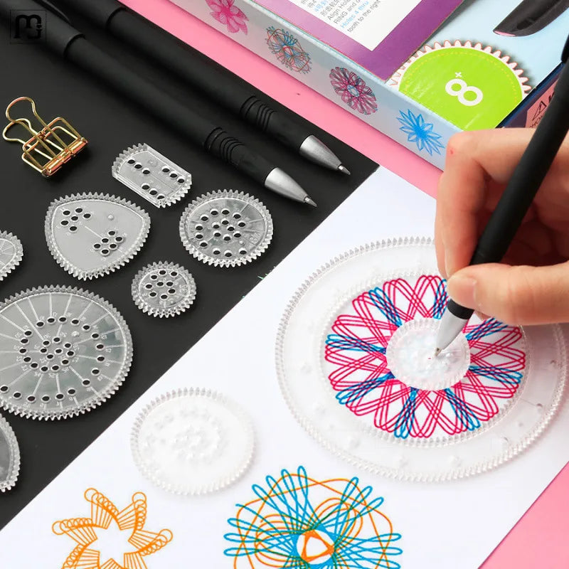 Spirograph Geometric Ruler Drawing Set