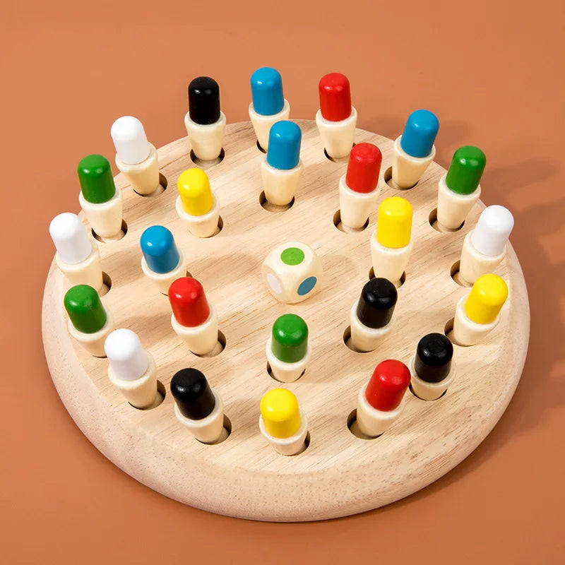Wooden Memory Match Stick Chess