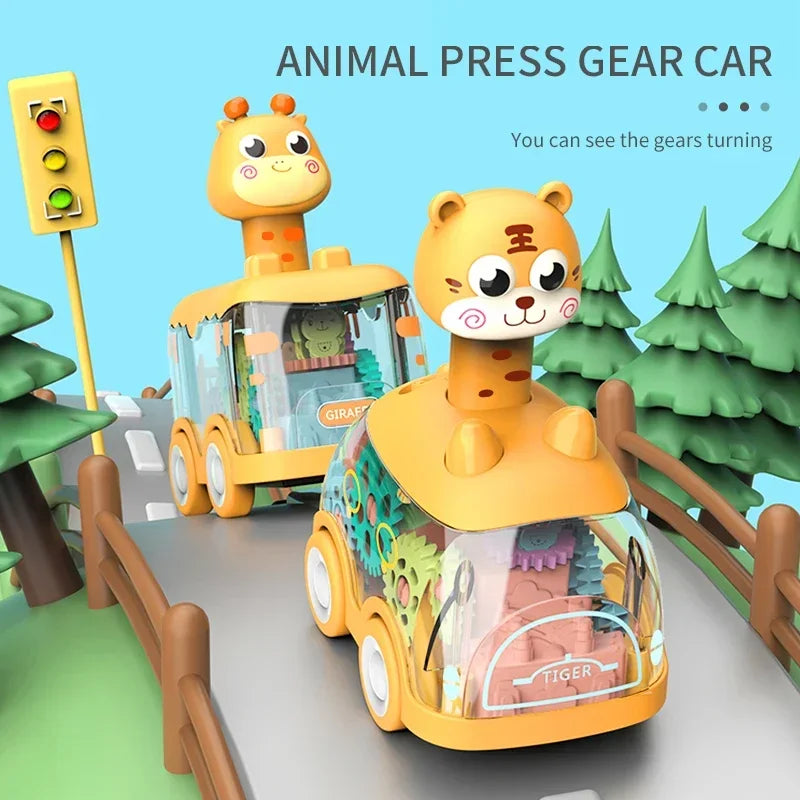 Press and Go Gear Car