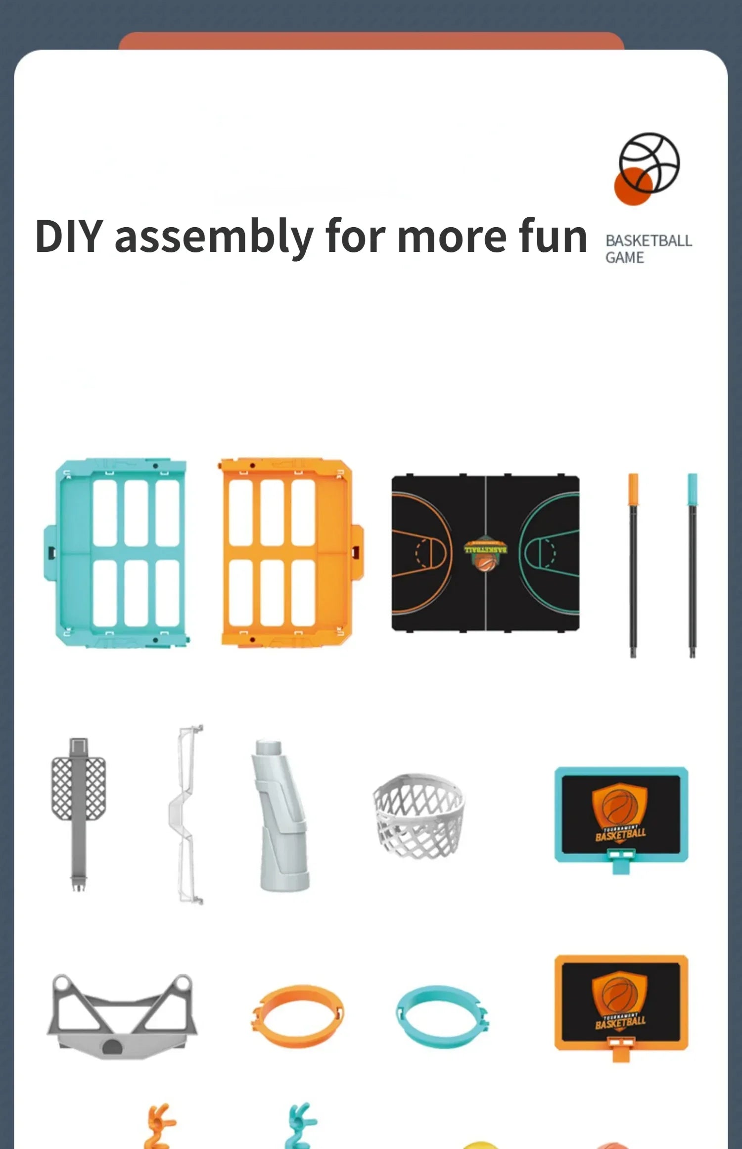 Mini Catapult Fingertip Basketball Game