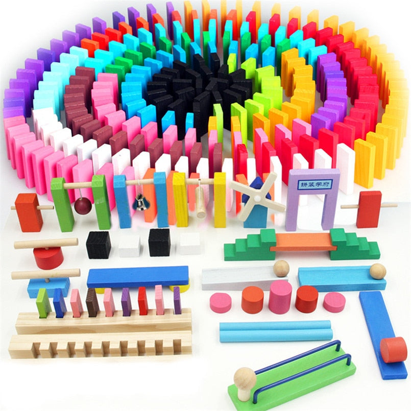 Rainbow Domino Institution Toys - Little Smart Minds Little Smart Minds Little Smart Minds