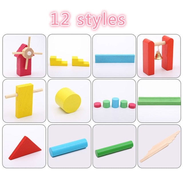 Rainbow Domino Institution Toys - Little Smart Minds Little Smart Minds 12 styles Little Smart Minds