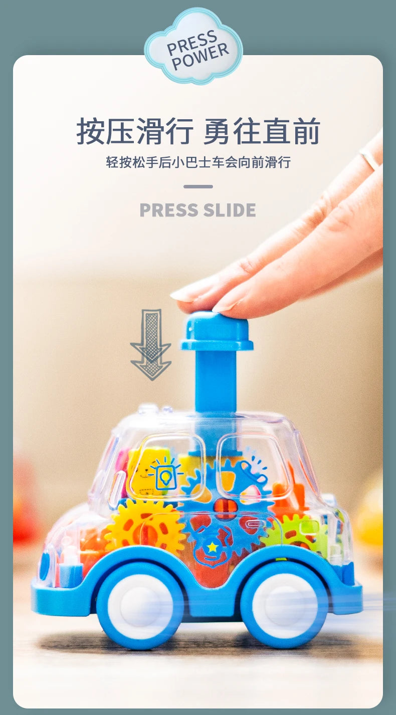Press and Go Gear Car