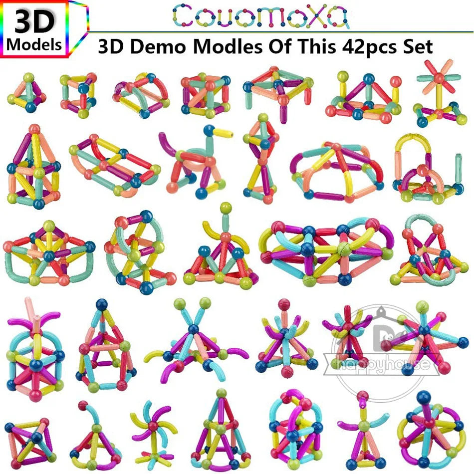 STEM Magnetic Constructor Blocks Set