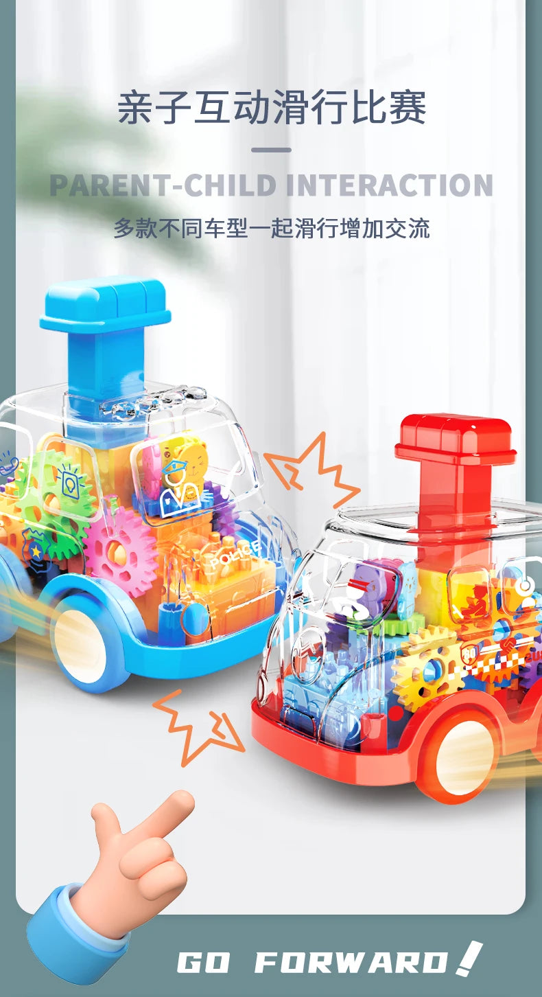 Press and Go Gear Car