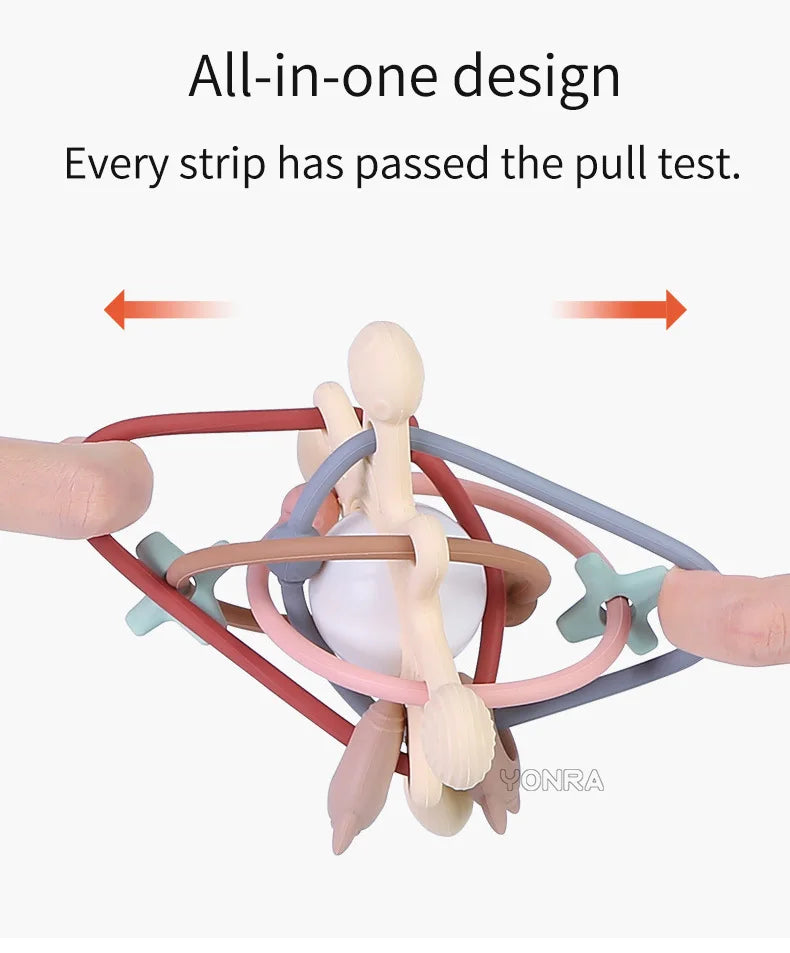 Rattle & Sensory Teether Bed Bell