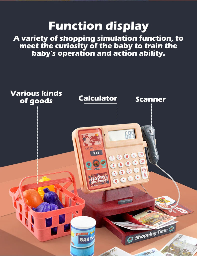 Supermarket Cash Register Play Set